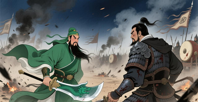 三国关羽战许褚是哪集?_关羽斩庞德原因分析_关羽与庞德对决