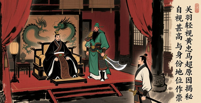 关羽轻视黄忠原因_三国五虎上将_关羽看不起马超原因