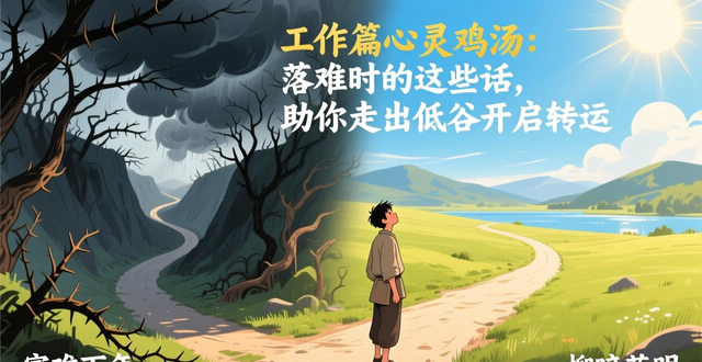 落难时接受现状的重要性_人在落难时如何走出低谷_心灵鸡汤小故事工作篇