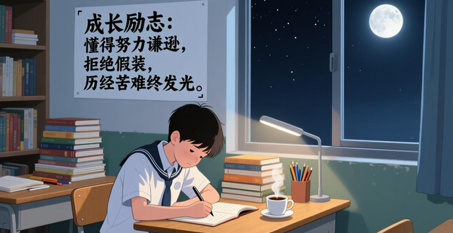 成长闭嘴努力低调谦逊强大自己_假装努力战术勤奋战略懒惰_励志名言心灵鸡汤