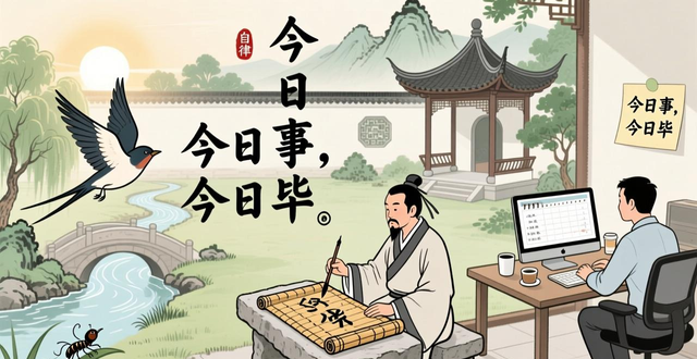 时间管理高度概括_心灵鸡汤文字图_自律经典简短句