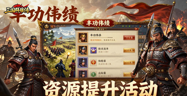 xy游戏三国群雄传 发展内政 提升军事能力_热血三国战场设置_xy游戏三国群雄传 新人福利 领取装备系统
