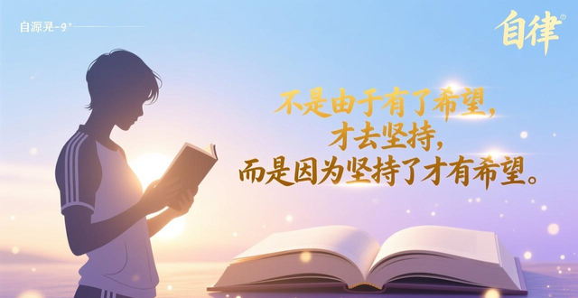 一句话心灵鸡汤_自律人生哲理警句_坚持与希望的关系