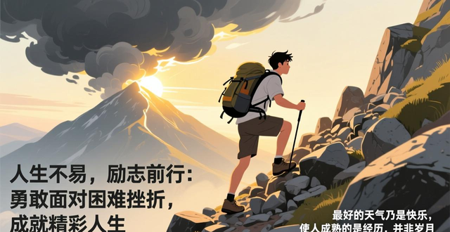 人生路上选择与努力_面对挫折与挑战_励志的心灵鸡汤语录