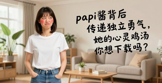 papi酱心灵鸡汤下载_papi酱独立女性_papi酱个人经历