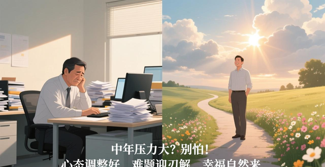 中年焦虑_心灵鸡汤看多了好吗_中年后如何获得幸福感