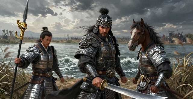 三国许褚的武器_渭水之战许褚马超 兵器铠甲 古代战争真实情况