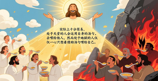 助人就是助己_心灵鸡汤:小寓言大道理_天堂地狱寓言故事