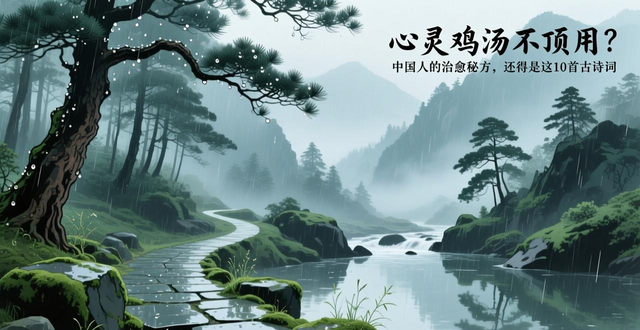 古诗词治愈心灵_心灵鸡汤有用吗_最顶级古诗词治愈中国人