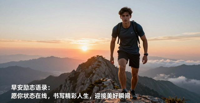 早安励志心灵鸡汤经典语录_morning_affirmations_happiness_in_moments