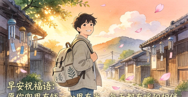 早安励志心灵鸡汤经典语录_早安温暖问候_晨光美好祝福