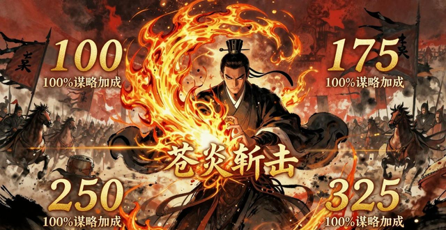 苍炎斩击巨石重击_起凡三国争霸 曹洪攻略_三国争霸2谋士高爆发技能