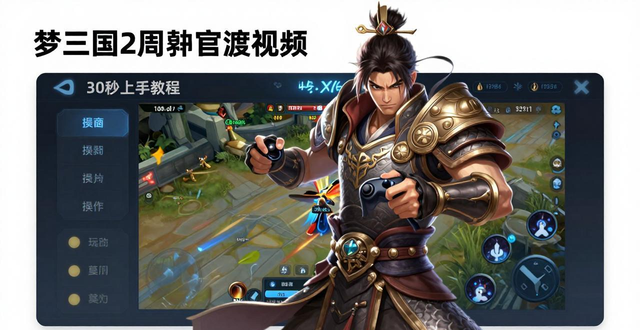 梦三国手游30秒上手8分钟一局_梦三国手游随时随地开撸_梦三国2周泰官渡视频