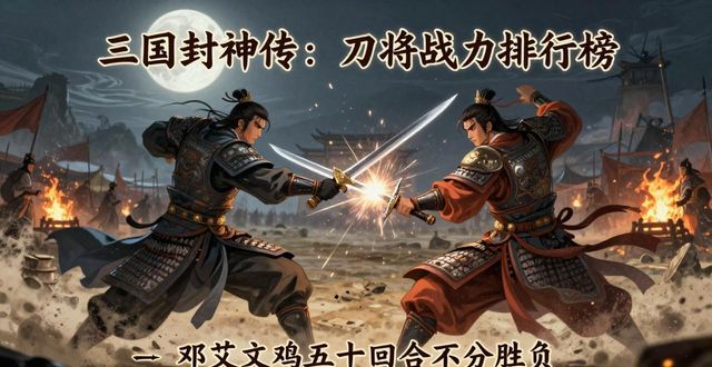 三国封神传_刀将战例盘点_三国演义刀将分析盘点