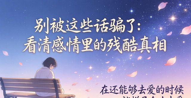 一句话毁掉心灵鸡汤_感情中的无奈_珍惜眼前人