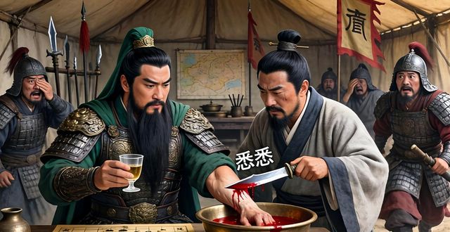 华佗治疗关羽毒箭_关公刮骨疗毒_三国关羽的故事