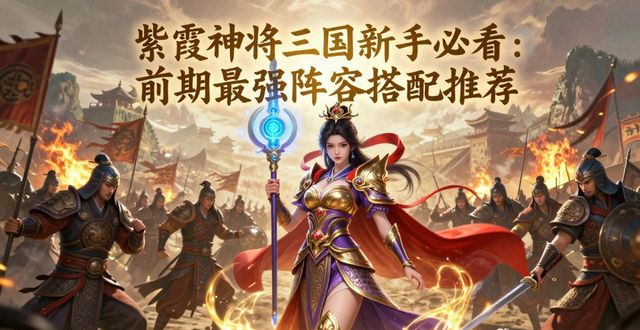 全民神将 三国策略塔防 新手英雄推荐_紫霞神将三国