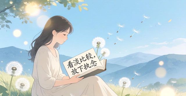 放下执念_知足常乐_心灵鸡汤语录唯美