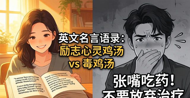 心灵鸡汤英语_流行语毒鸡汤翻译_励志心灵鸡汤古语翻译