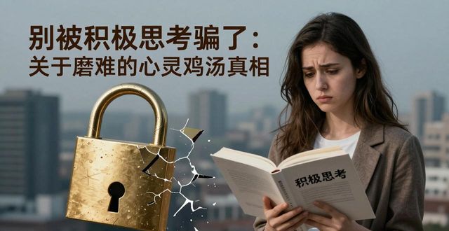 励志毒鸡汤的危害_积极思考的陷阱_关于磨难的心灵鸡汤