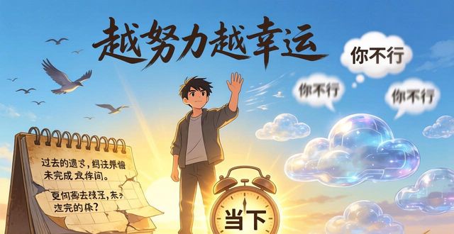 信念的力量_越努力越幸运心灵鸡汤_心态决定命运