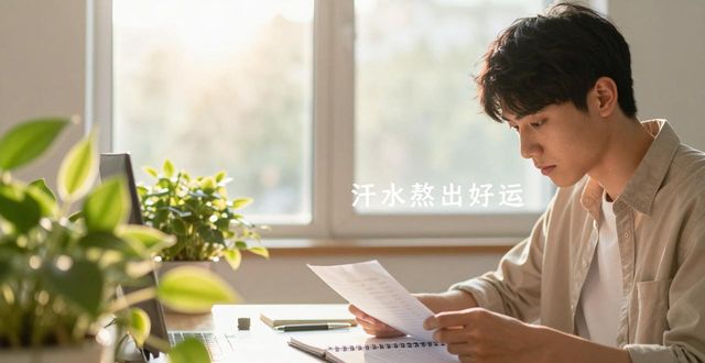 越努力越幸运心灵鸡汤_付出回报好运_坚持努力攒人品