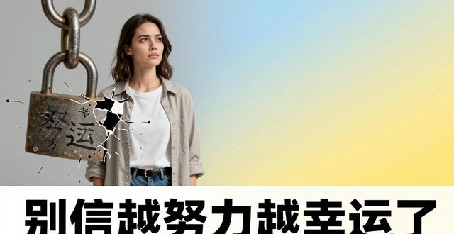 越努力越幸运心灵鸡汤_成年人世界最扎心真实人生真相_远离毒鸡汤活得清醒自在