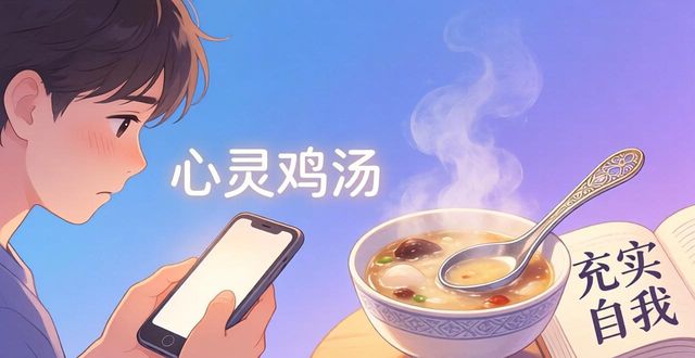 90后的心灵鸡汤_如何看待心灵鸡汤_心灵鸡汤是精神毒药吗