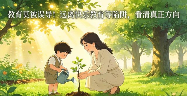 快乐教育减负放养教育树大自然直_为什么要远离心灵鸡汤