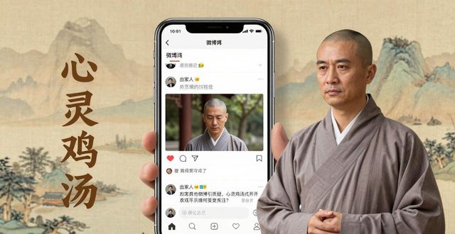 心灵鸡汤微博_心灵鸡汤在佛教中的作用_对出家人开微博的质疑